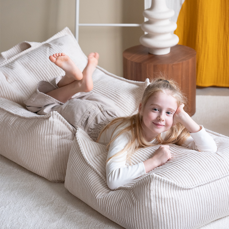 Wigiwama Square Ottoman Marshmallow