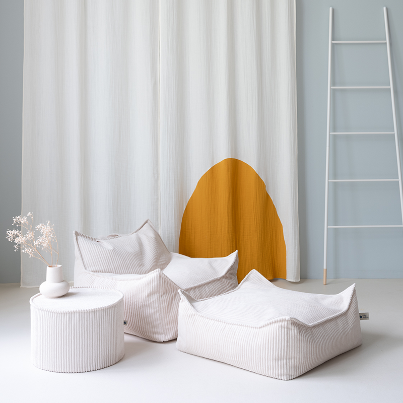 Wigiwama Square Ottoman Marshmallow