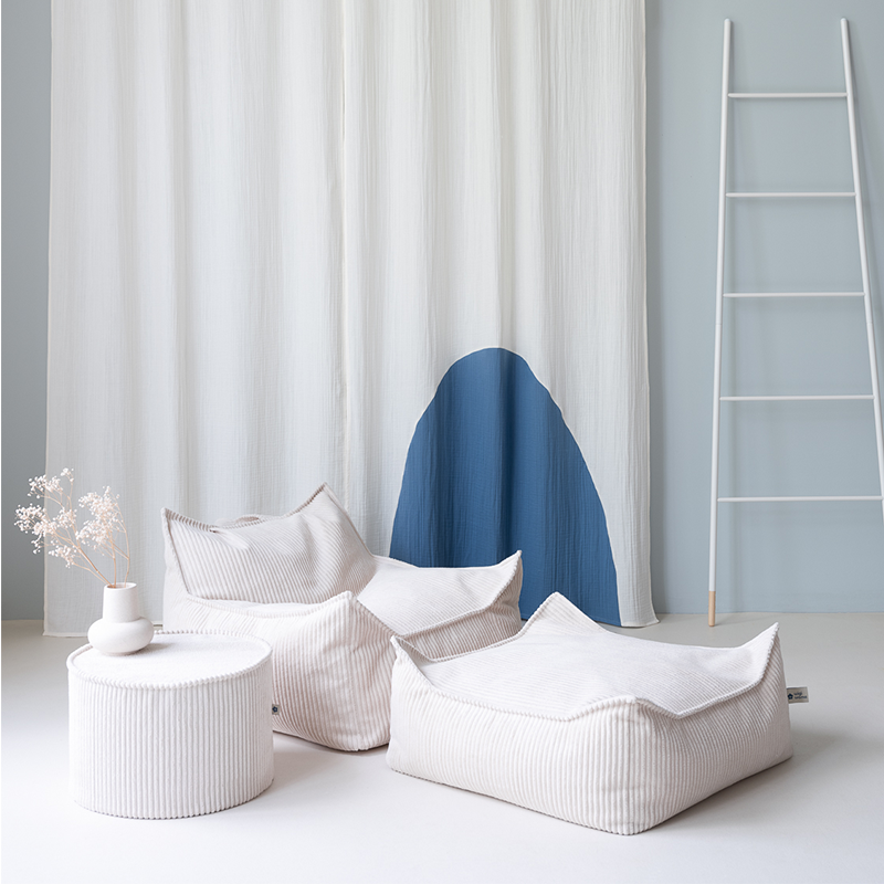 Wigiwama Square Ottoman Marshmallow