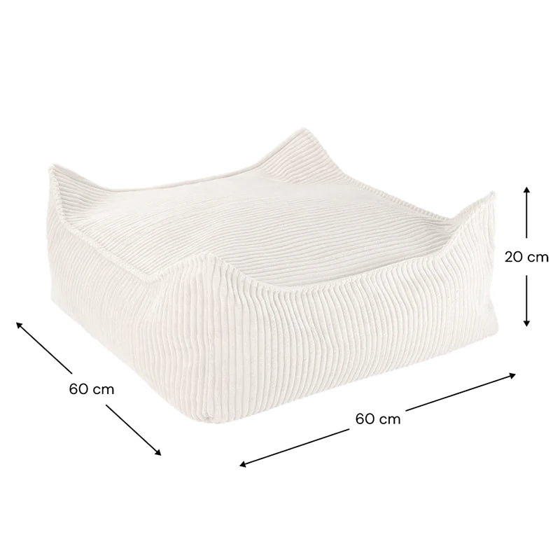 Wigiwama Square Ottoman Marshmallow