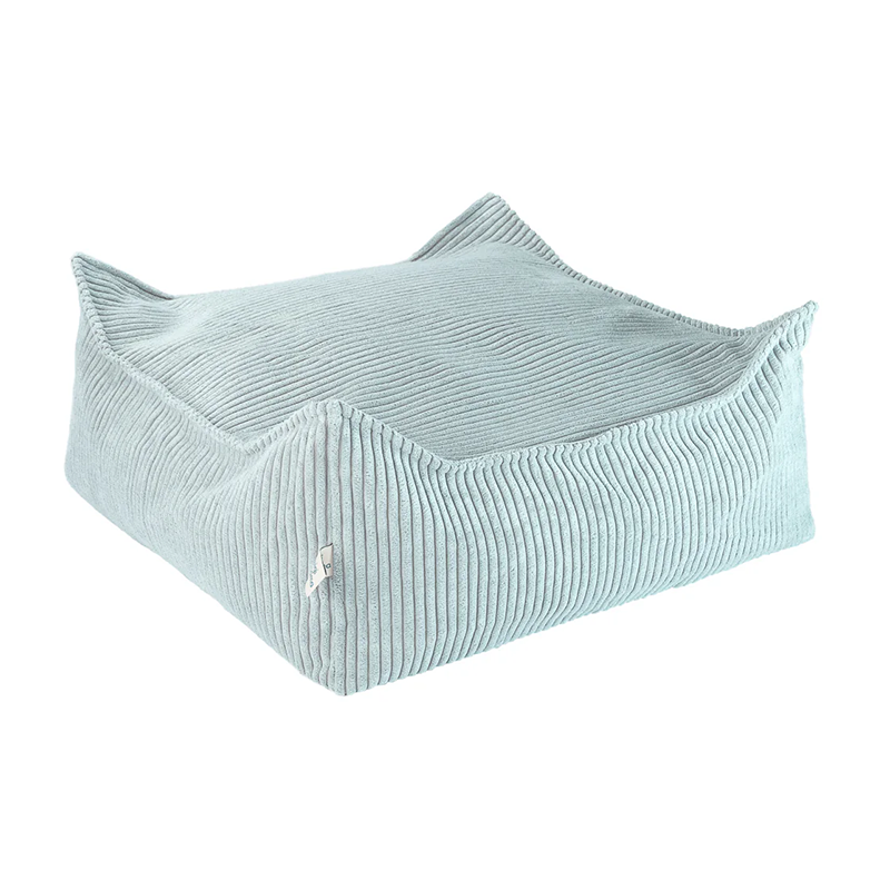 Wigiwama Pouf carré Vert menthe poivrée