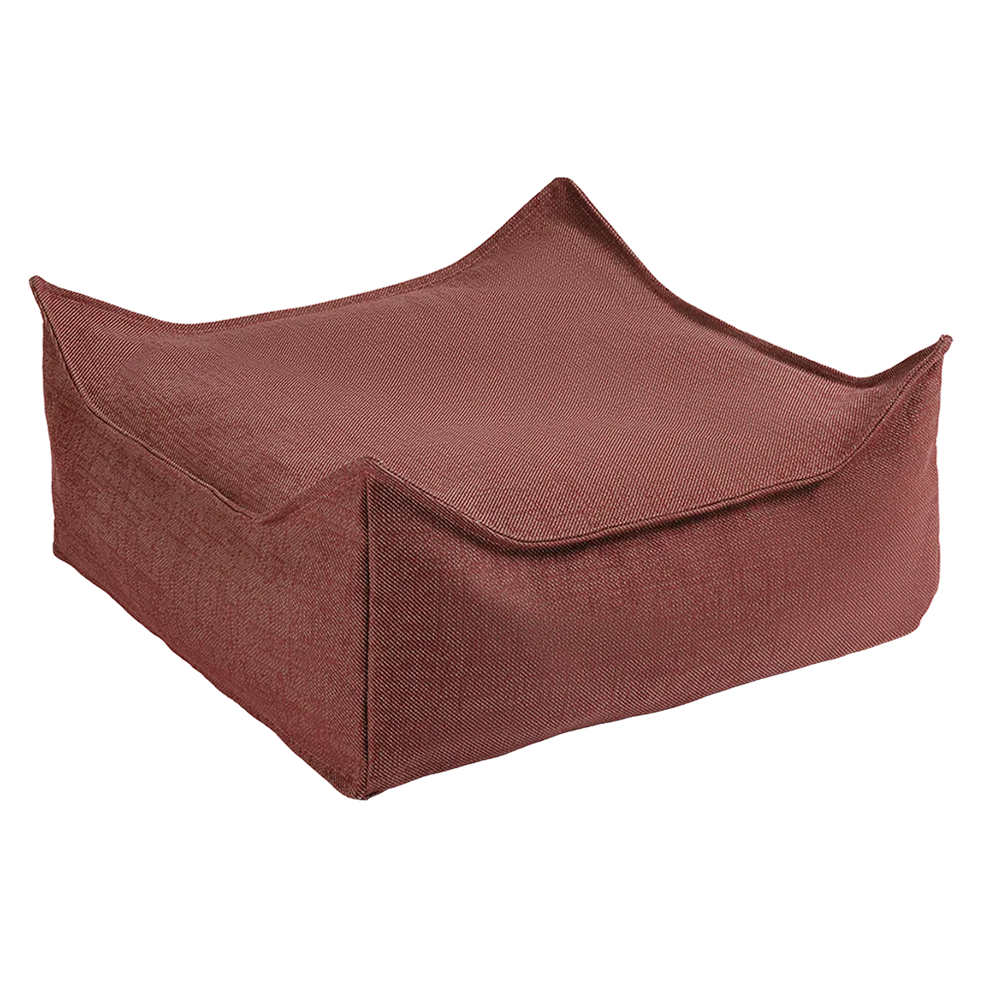 Wigiwama Outdoor Ottoman Pomegranate
