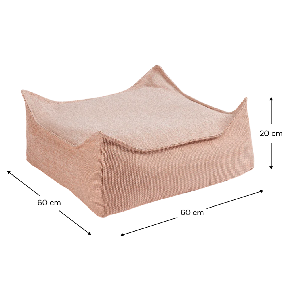 Wigiwama  Outdoor Ottoman Seashell