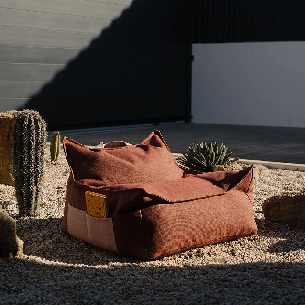 Wigiwama  Outdoor Sitzsack 'Beanbag' Pomegranate
