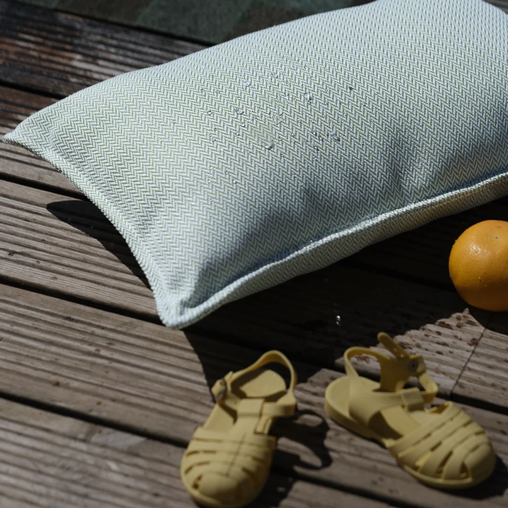 Wigiwama Outdoor Cushion 'Bolster' Azure