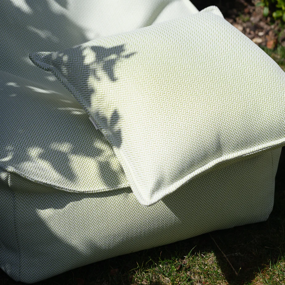 Wigiwama Coussin d'extérieur « Block » Herba