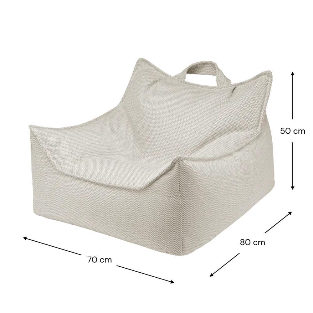 Wigiwama  Outdoor Sitzsack 'Beanbag' Terra - Online MY SNOWFLAKE