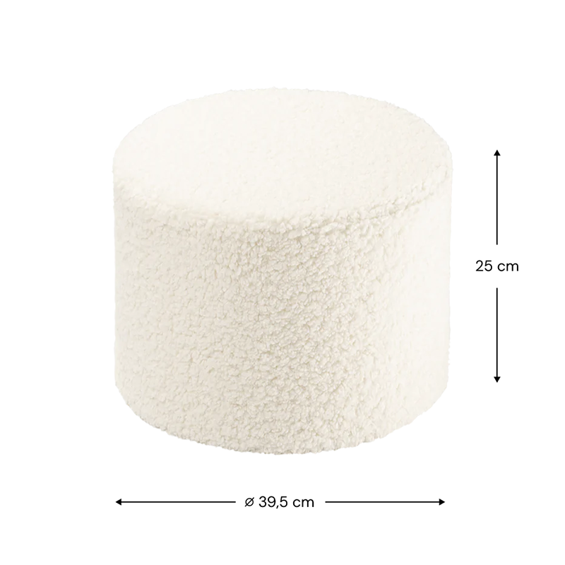 Wigiwama  Sitzhocker  Cream White - Online MY SNOWFLAKE