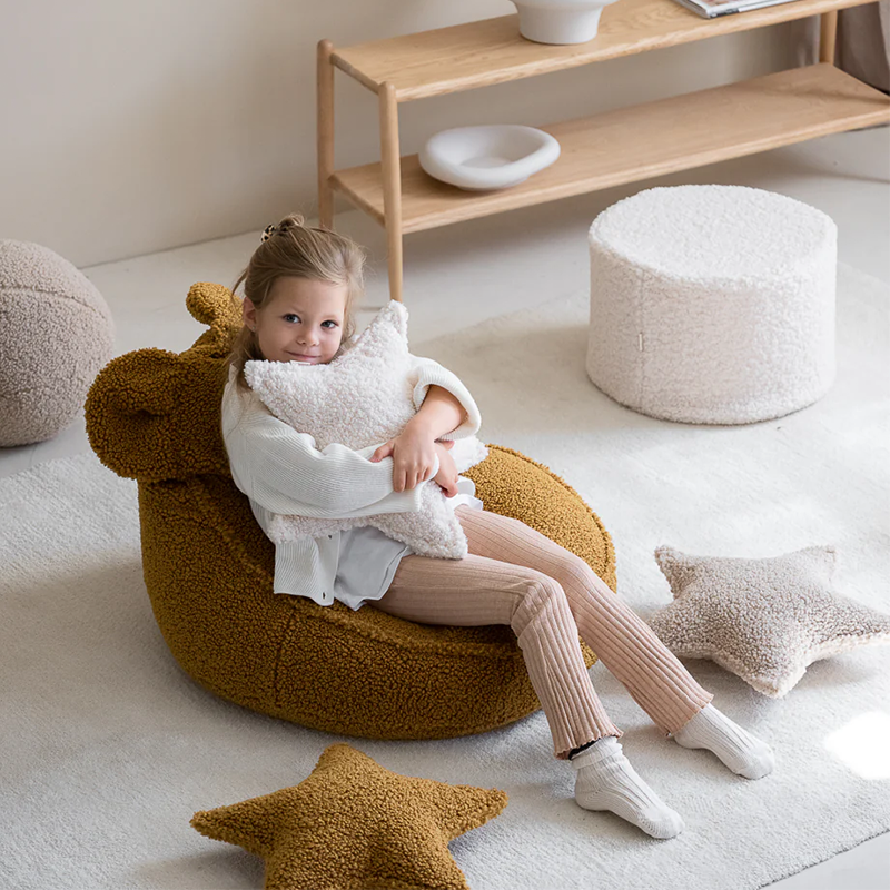 Wigiwama  Sitzhocker  Cream White - Online MY SNOWFLAKE