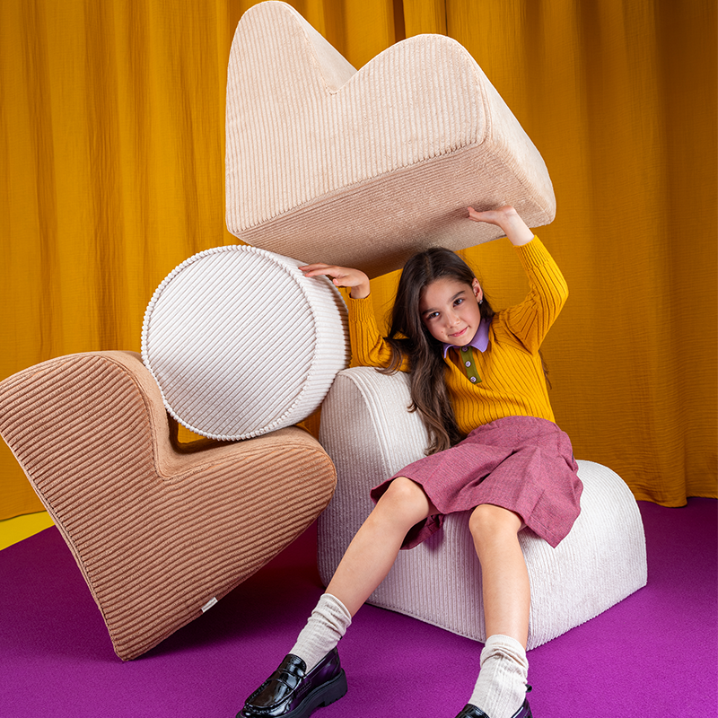 Wigiwama Marshmallow Pouffe