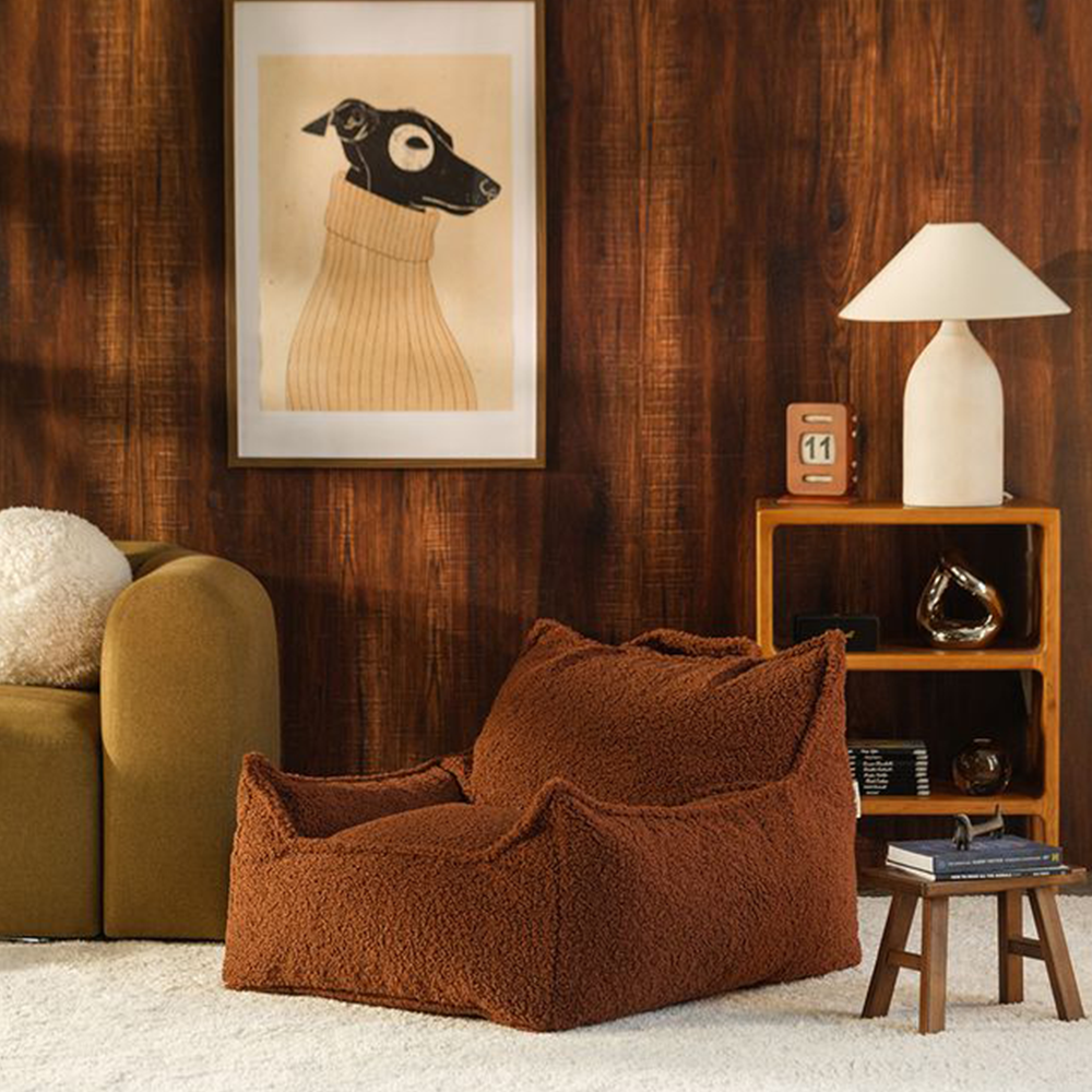 Wigiwama  Sessel für Teenager 'Club' Warm Hazel