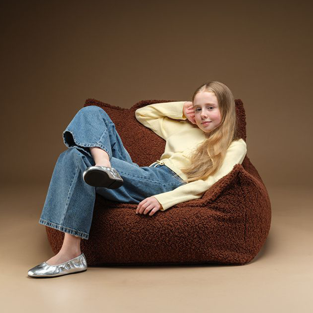 Wigiwama  Sessel für Teenager 'Club' Warm Hazel