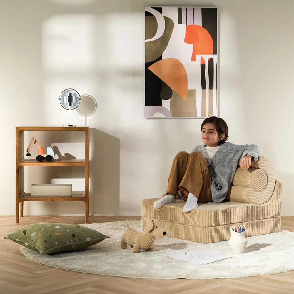 Wigiwama Aufklappbarer Kindersessel  'Flipster'  Brown Sugar