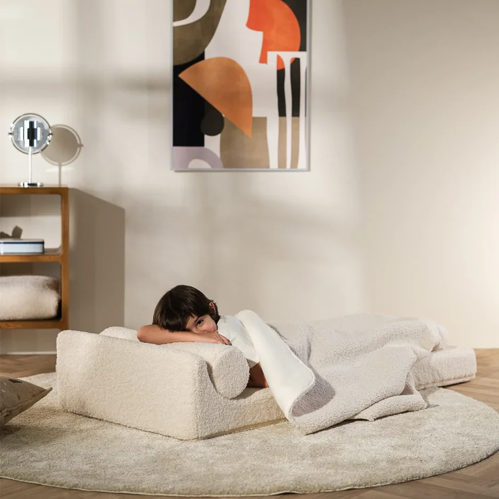Wigiwama Aufklappbarer Kindersessel  'Flipster'  Cream White