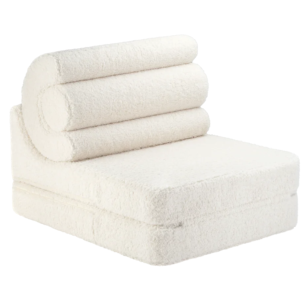 Wigiwama Aufklappbarer Kindersessel  'Flipster'  Cream White
