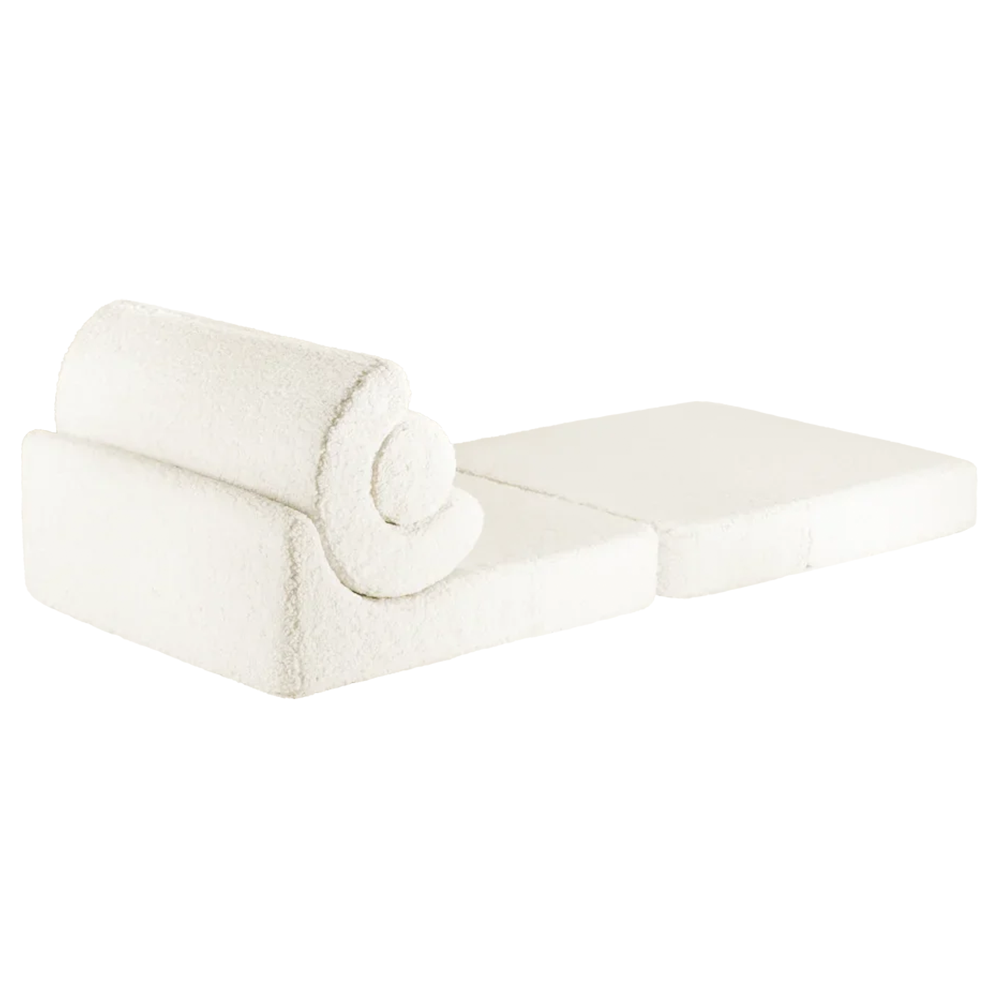 Wigiwama Aufklappbarer Kindersessel  'Flipster'  Cream White