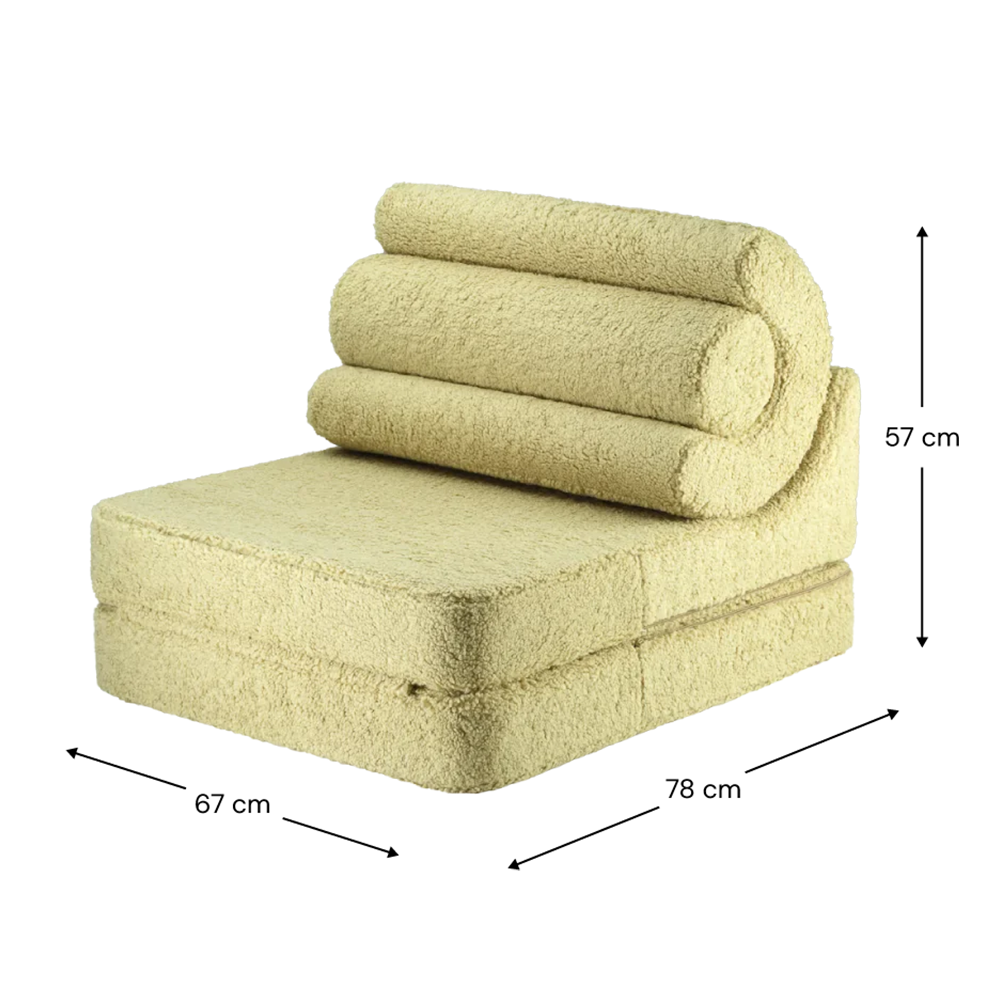 Article d'exposition Wigiwama Fauteuil enfant pliable 'Flipster' Matcha