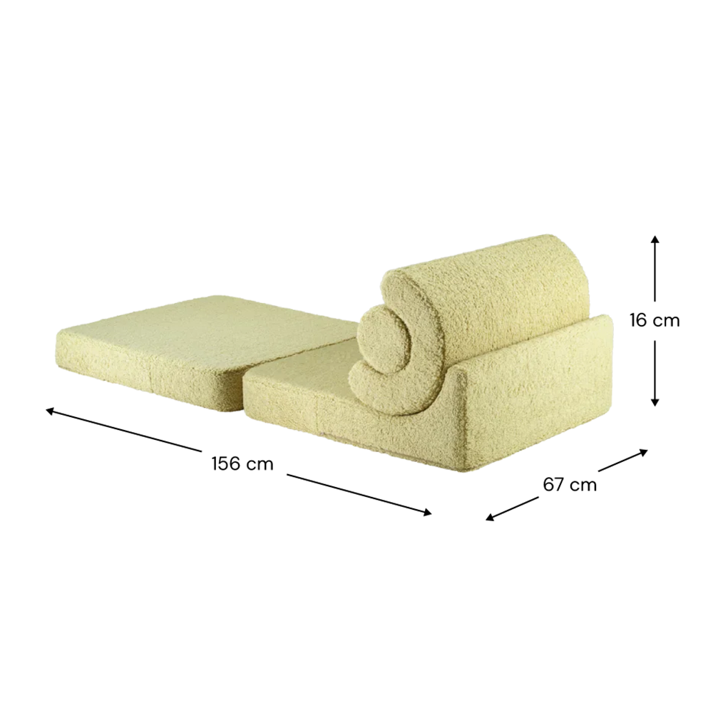 Article d'exposition Wigiwama Fauteuil enfant pliable 'Flipster' Matcha
