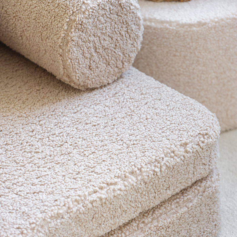 Wigiwama Sofa Teddy Settee Biscuit - Online MY SNOWFLAKE