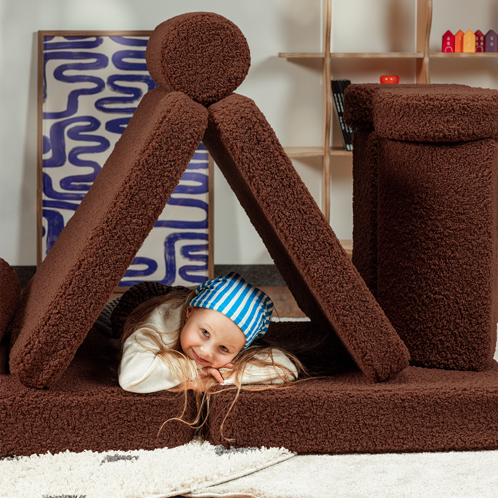 Wigiwama Canapé Teddy Settee Noisette Chaude