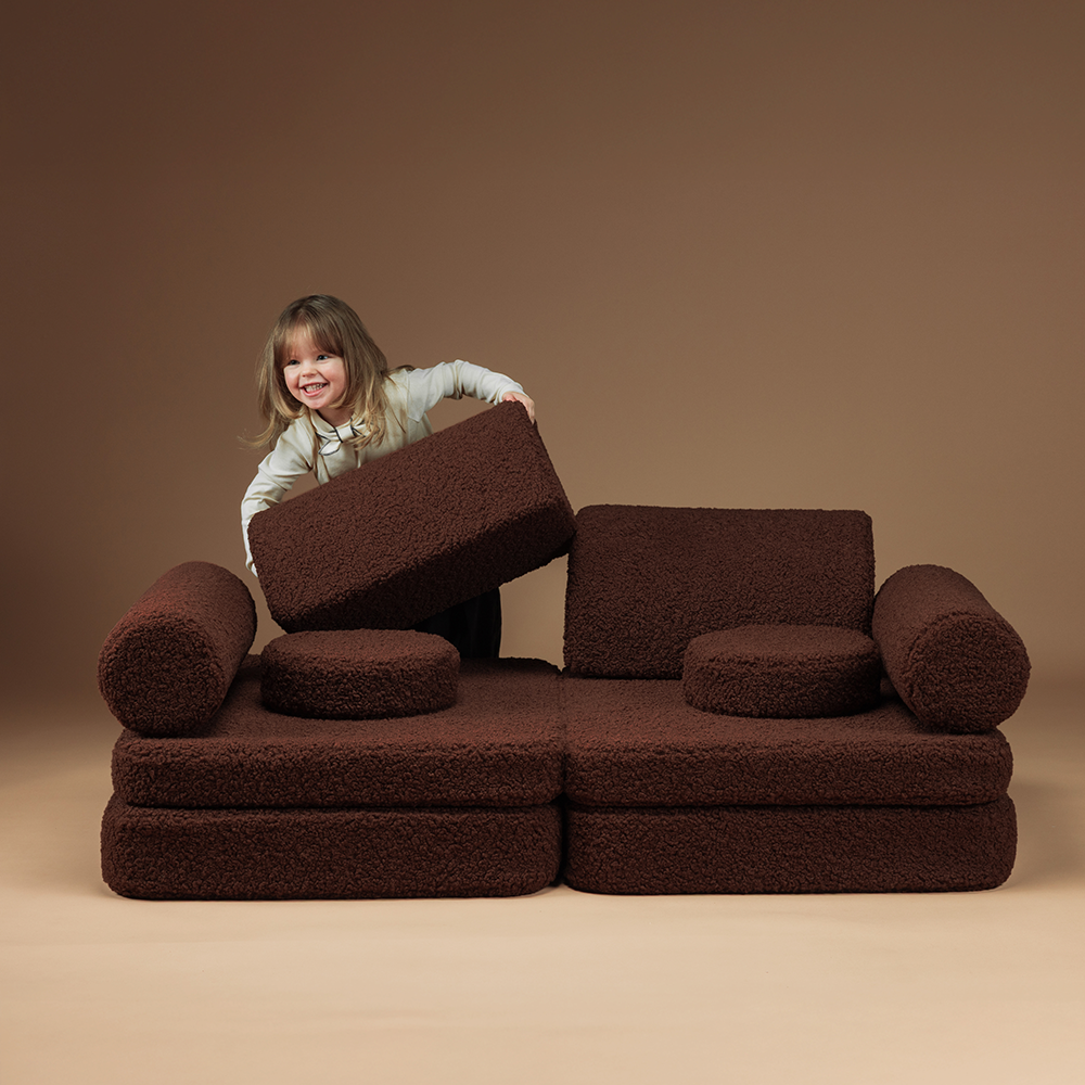 Wigiwama Canapé Teddy Settee Noisette Chaude