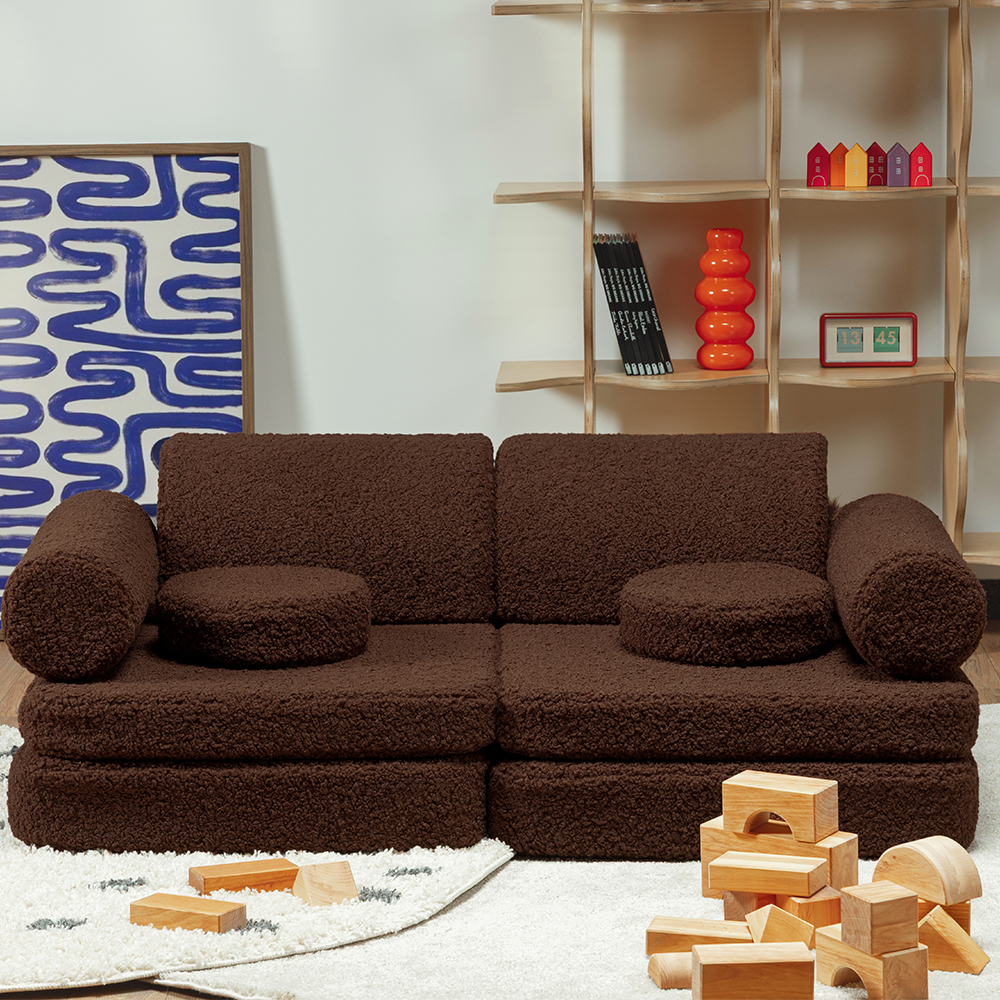 Wigiwama Canapé Teddy Settee Noisette Chaude