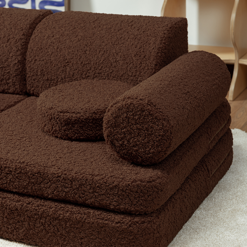Wigiwama Canapé Teddy Settee Noisette Chaude