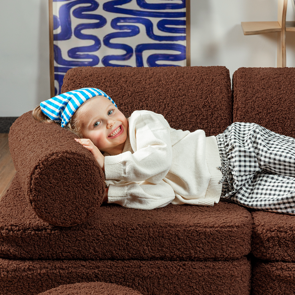 Wigiwama Canapé Teddy Settee Noisette Chaude