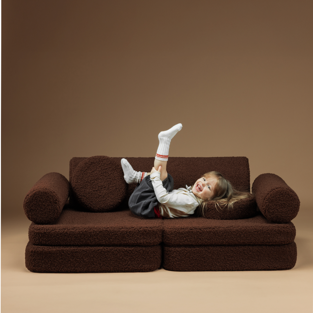 Wigiwama Canapé Teddy Settee Noisette Chaude