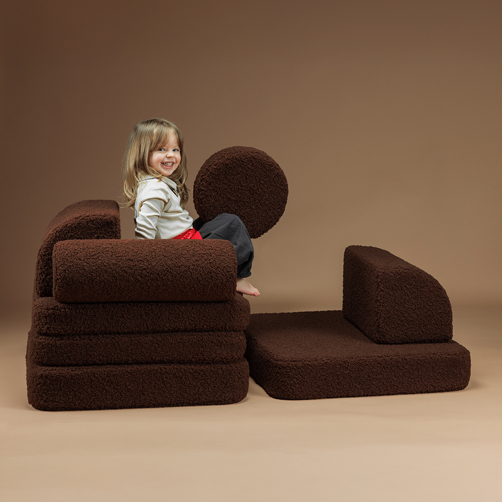 Wigiwama Canapé Teddy Settee Noisette Chaude