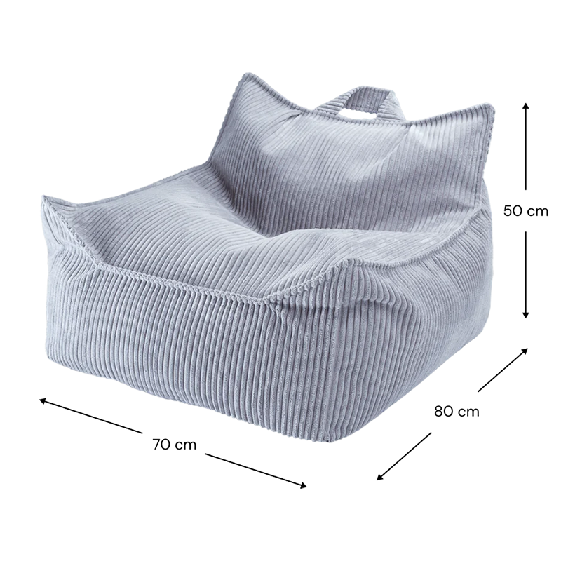 Wigiwama  Sitzsack Beanbag  Blueberry Blue - Online MY SNOWFLAKE