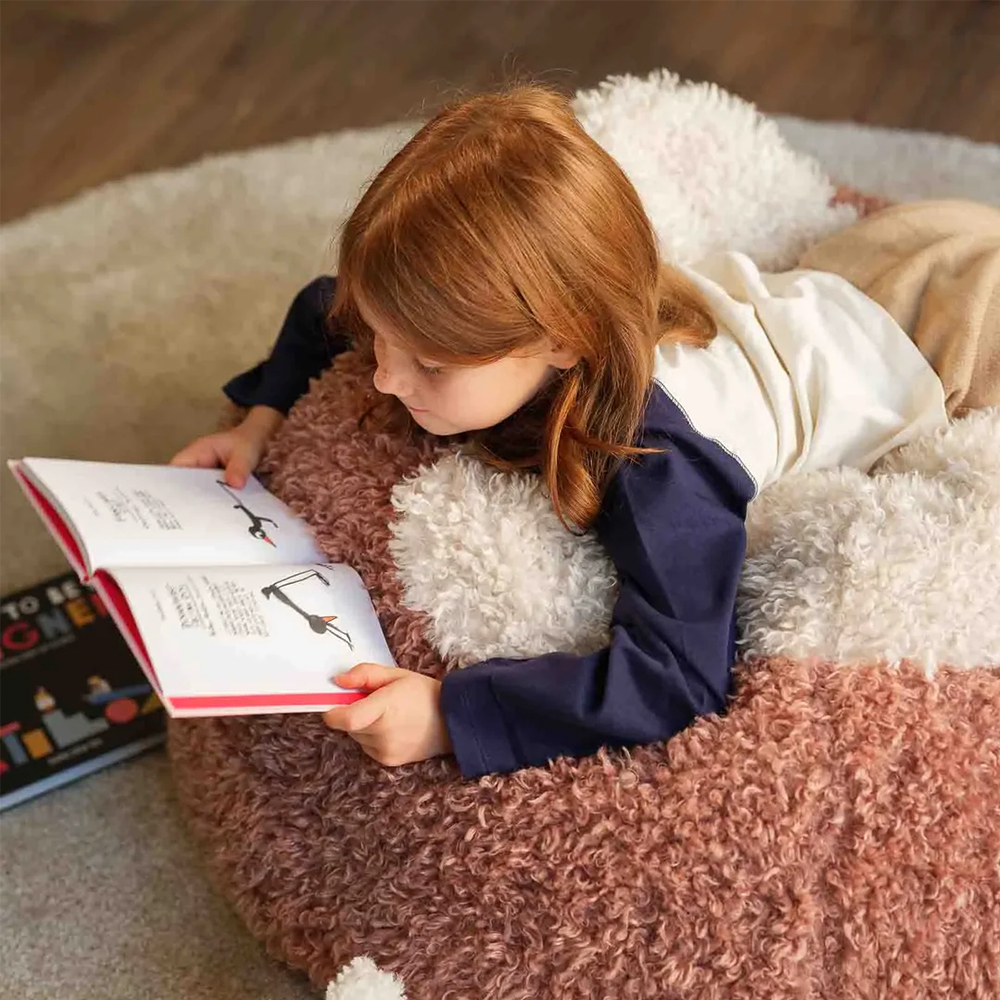 Wigiwama Pouf « Yeti » Blush