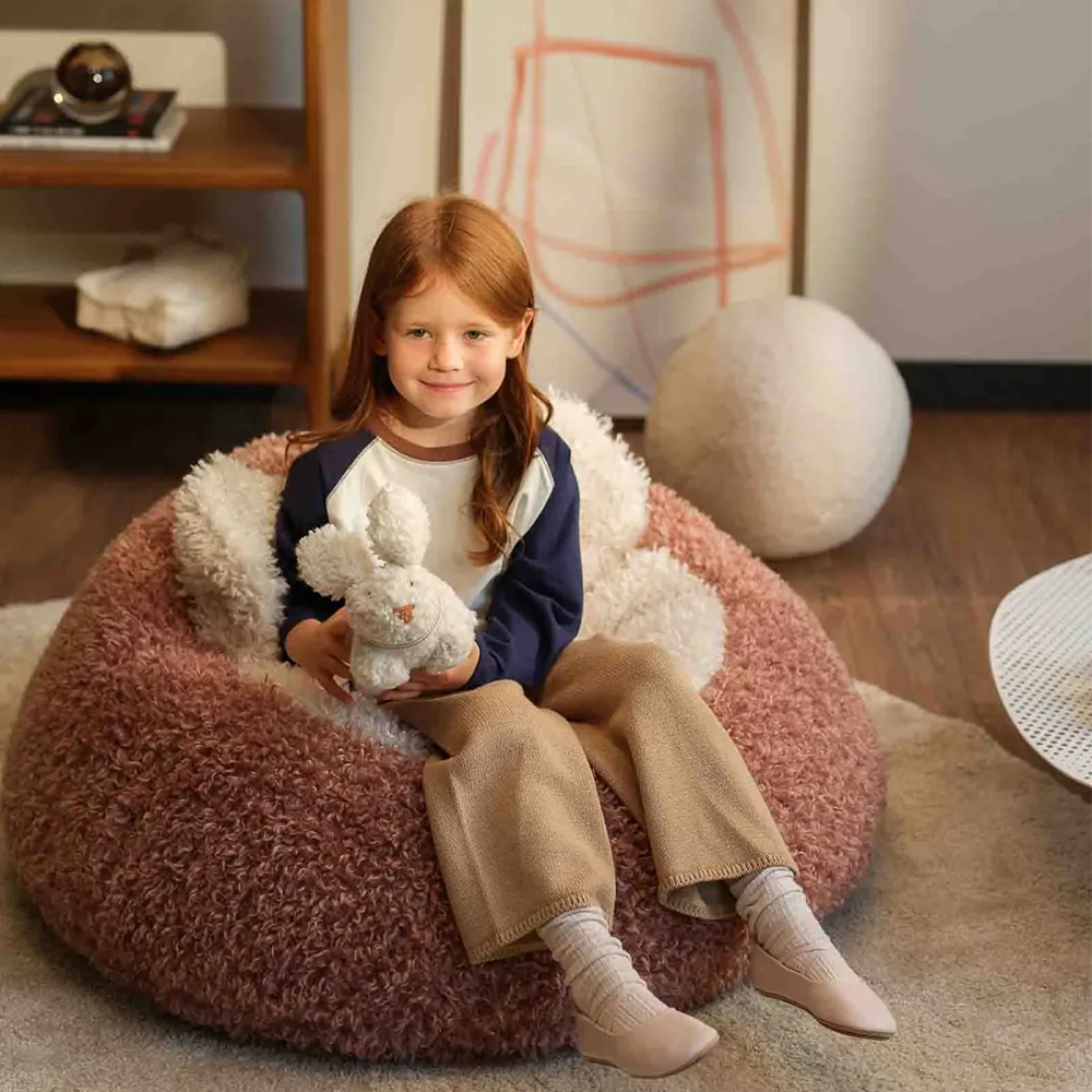 Wigiwama Pouf « Yeti » Blush