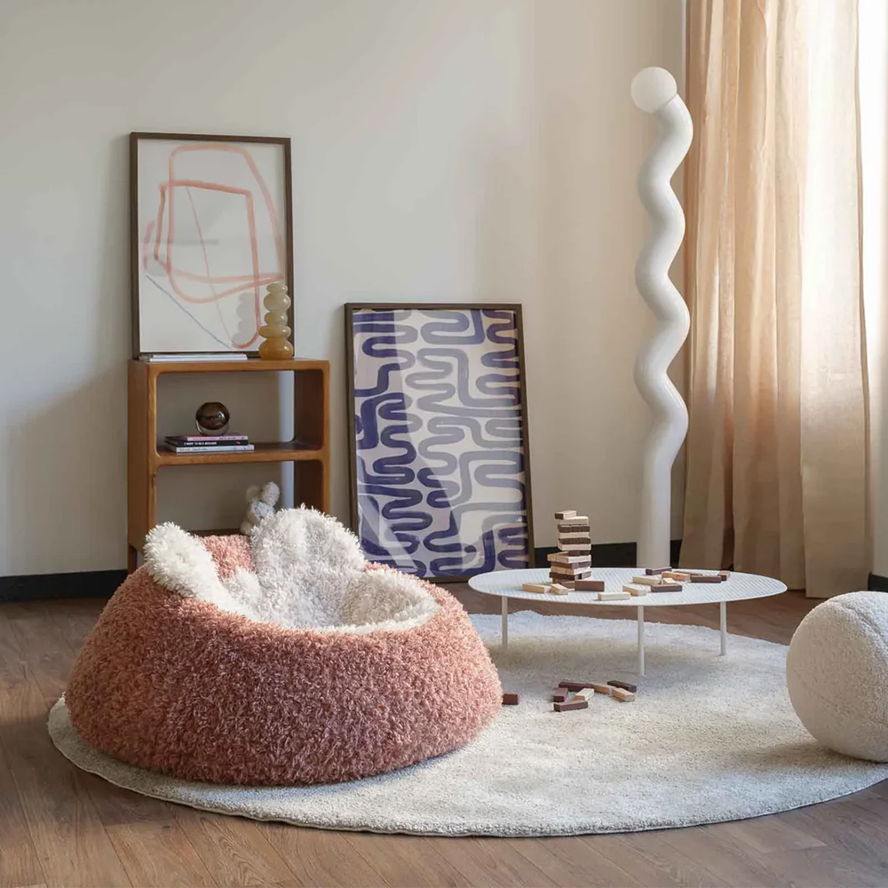 Wigiwama Pouf « Yeti » Blush