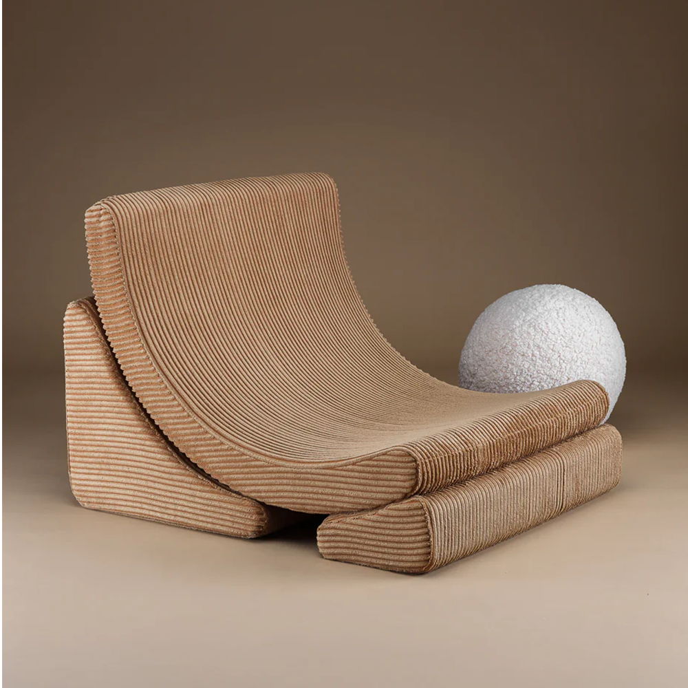 Wigiwama Play Chair 'Moon Chair' Toffee