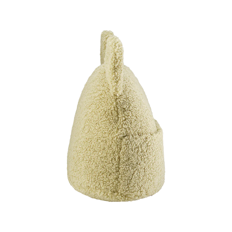 Wigiwama Kissen mit Tasche 'Teddy'  Matcha