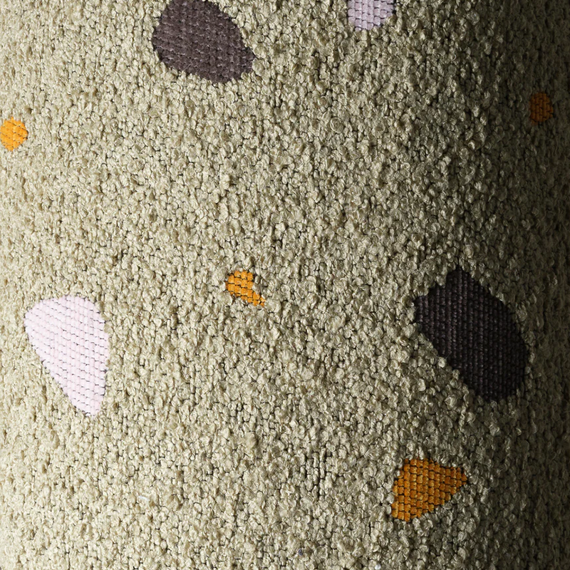 Wigiwama Pouffe 'Terrazzo' Moss