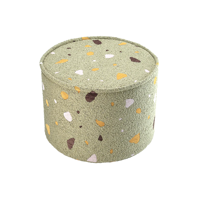 Wigiwama Pouffe 'Terrazzo' Moss