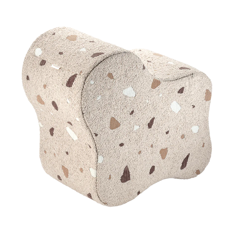 Wigiwama Pouf 'Terrazzo Cloud' Sable