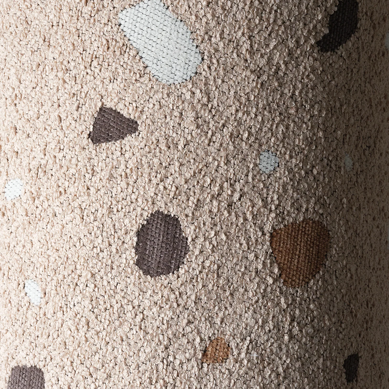 Wigiwama Pouf 'Terrazzo Cloud' Sable