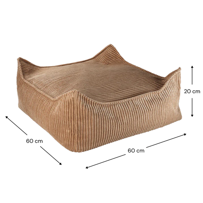 Wigiwama  Quadratischer Ottoman  Toffee - Online MY SNOWFLAKE