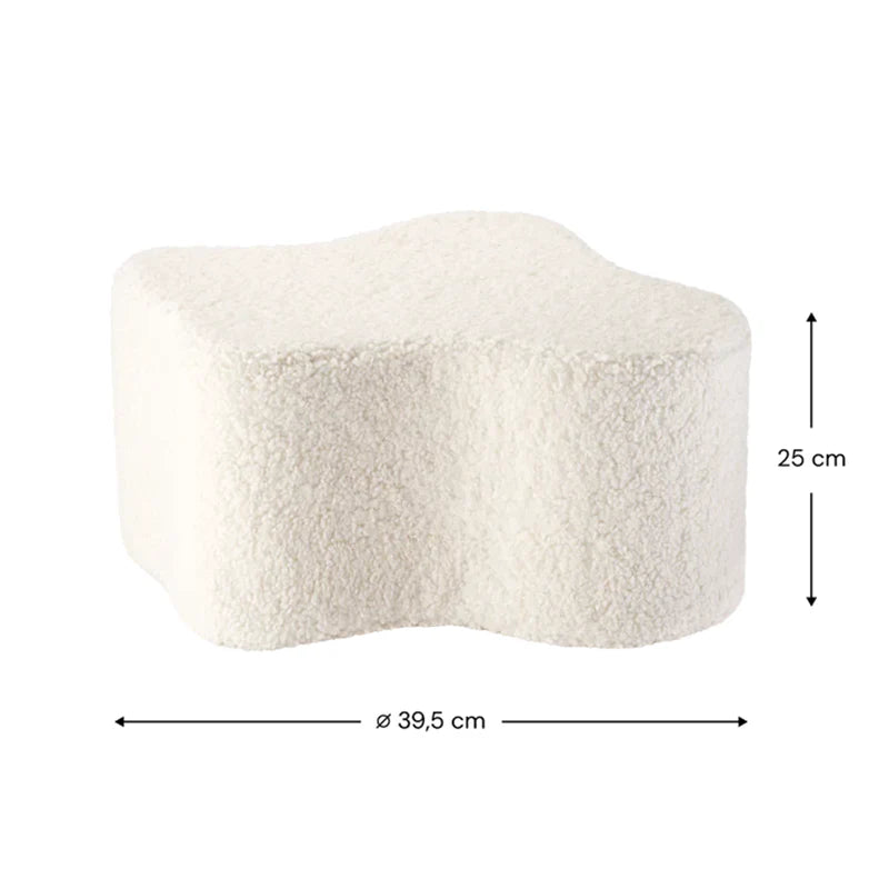 Wigiwama Pouffe 'Cloud' Cream White