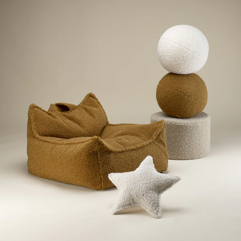 Kinder Sitzsack in Senfgelb von Wigiwama