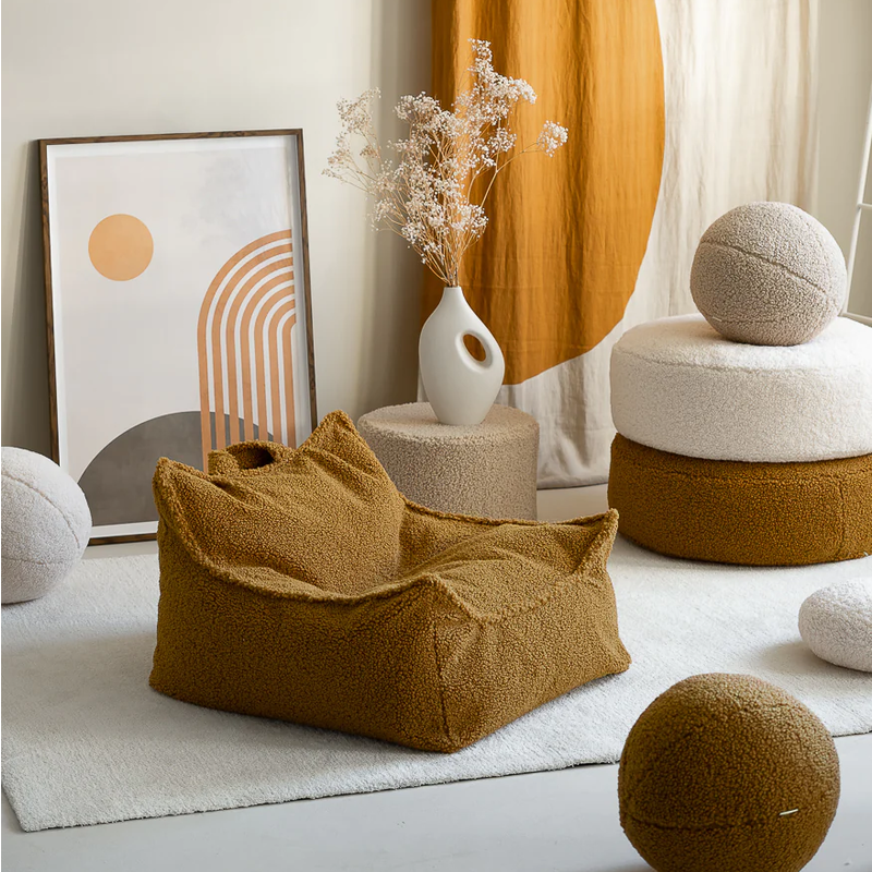 Kinder Sitzsack in Senfgelb von Wigiwama