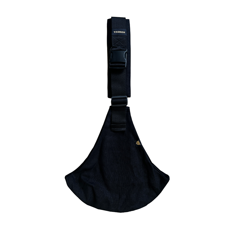 Porte-bébé Wildride pour tout-petits Black Linen
