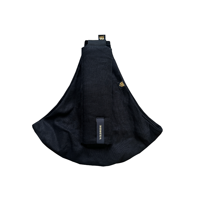 Porte-bébé Wildride pour tout-petits Black Linen