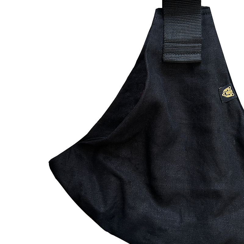 Porte-bébé Wildride pour tout-petits Black Linen