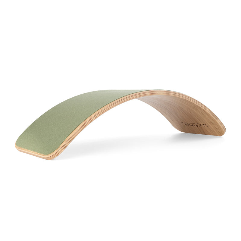 Wobbel – Wobbel Board Original in Rustic Oak mit grünem Filz – Forest