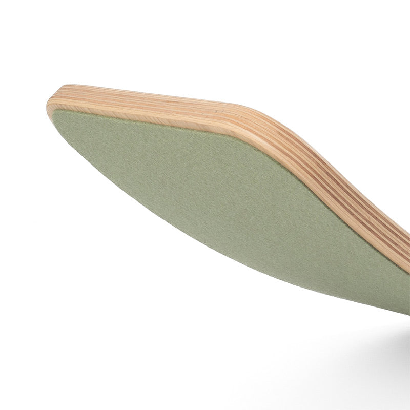Wobbel – Wobbel Board Original in Rustic Oak mit grünem Filz – Forest
