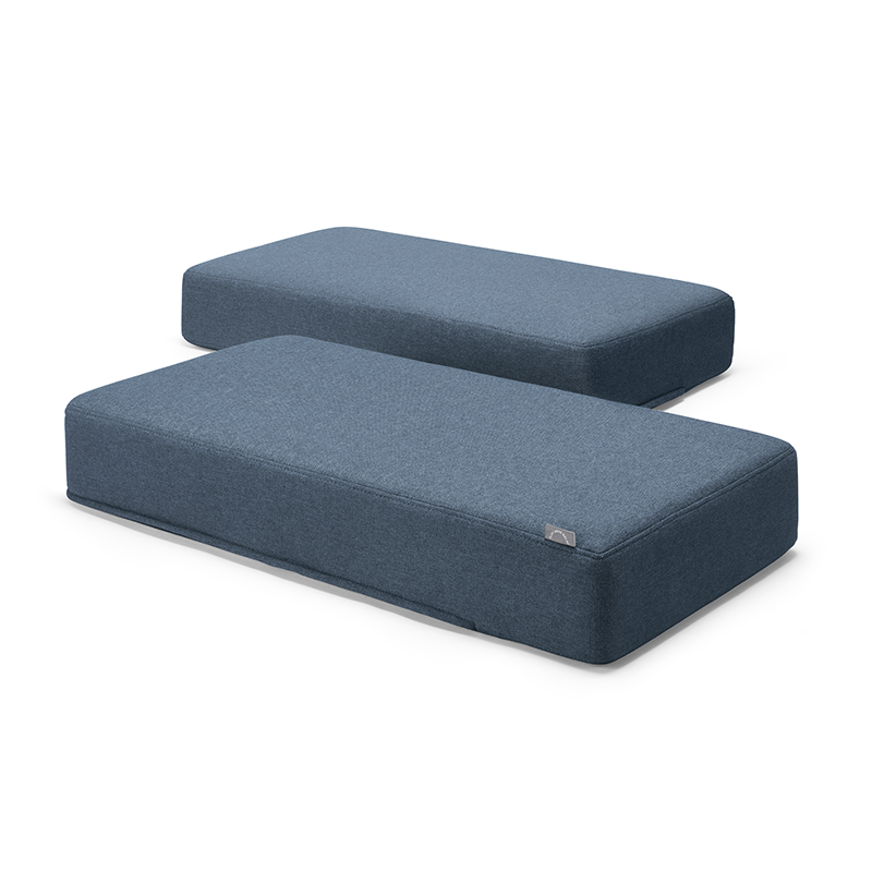 Zusatzmodul für Gästebett für Erwachsene für das Wonderwuzz Spielsofa 'OH SO SOFY' in der Farbe Bob der Blaumeister.